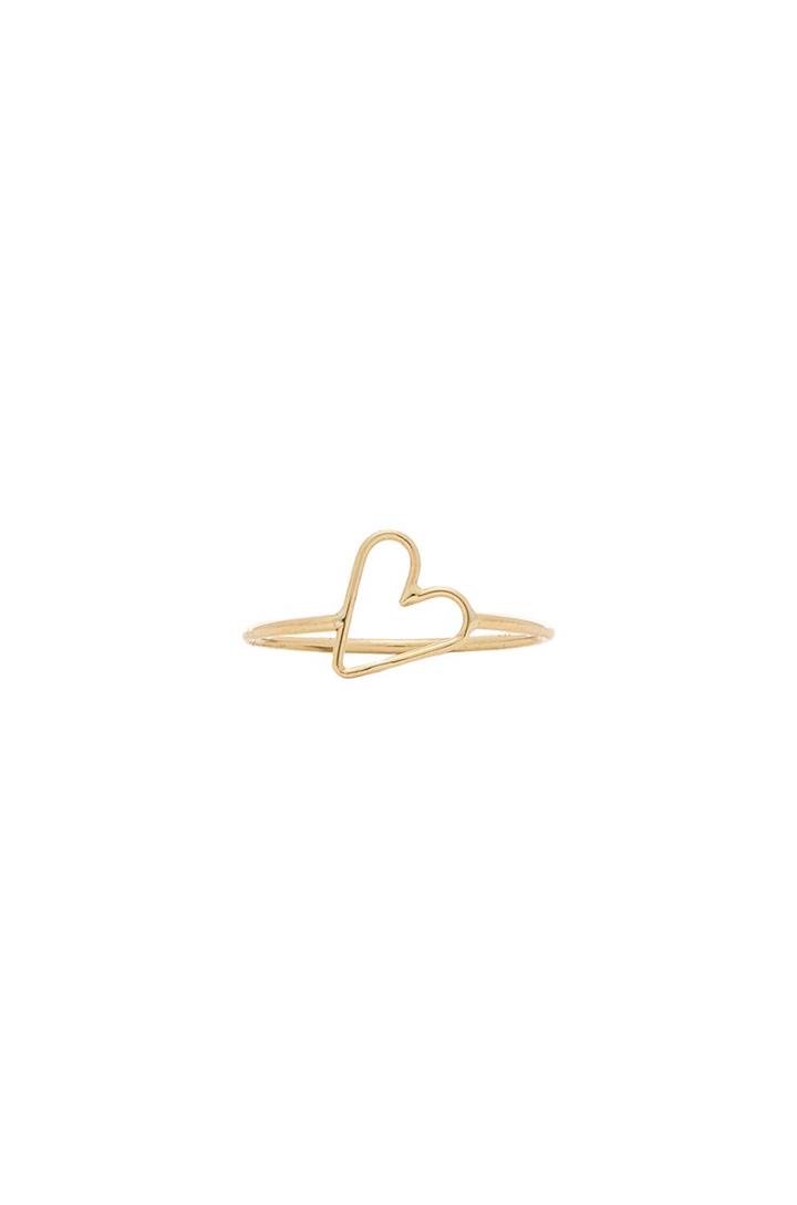 Outline Heart Ring