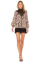 Lace Trim Dress In Black Haze Comb