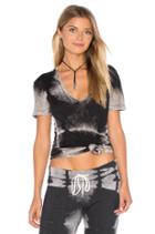 Ash Tie Dye Oversized V