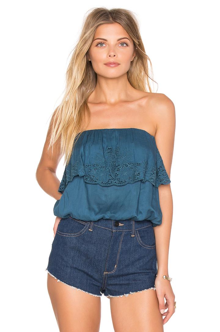 Cassia Woven Tube Top