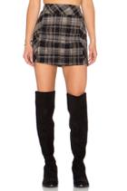 Zip It To Plaid Mini Skirt