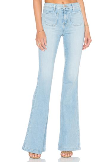 Demi Patch Pocket Flare