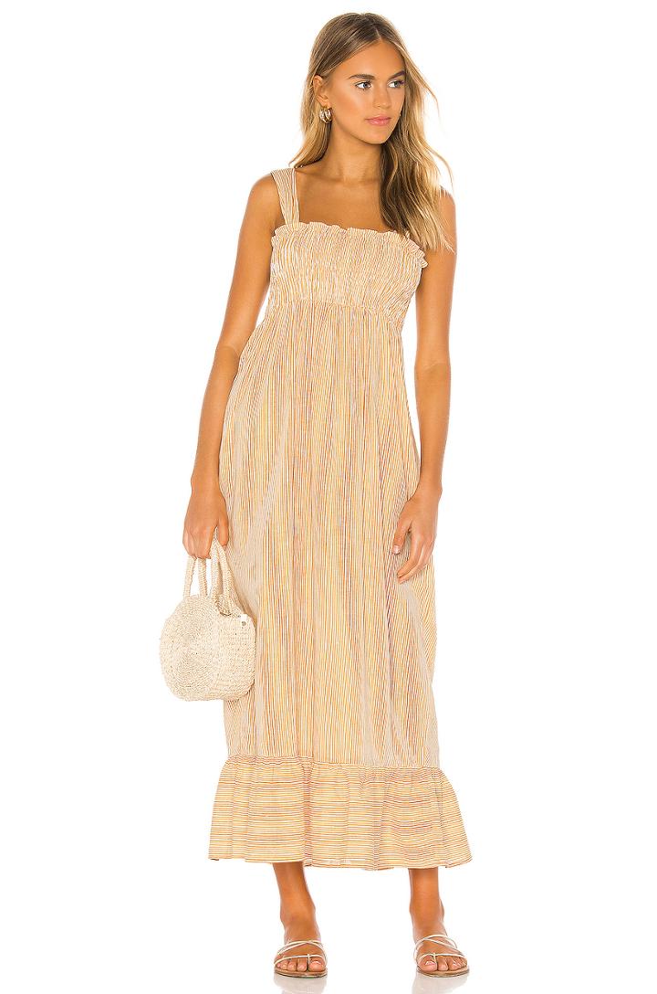 Amici Smocked Maxi Dress