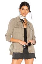 Cargo Jacket With Side Ties