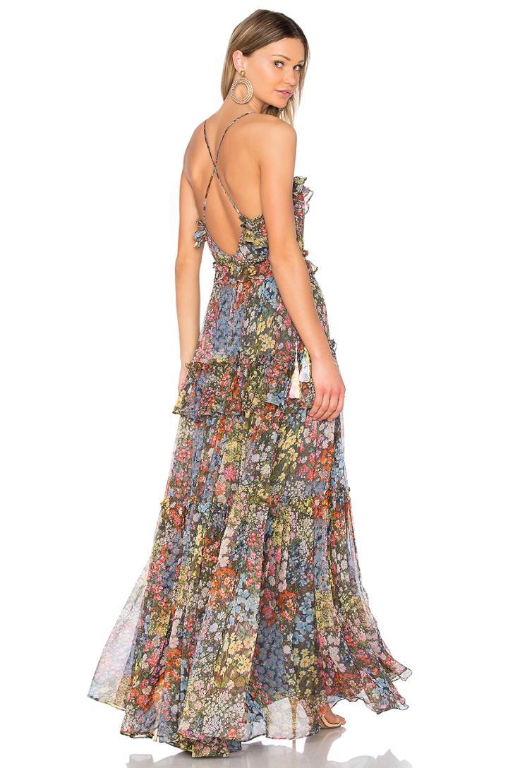 Flowerbed Maxi Dress