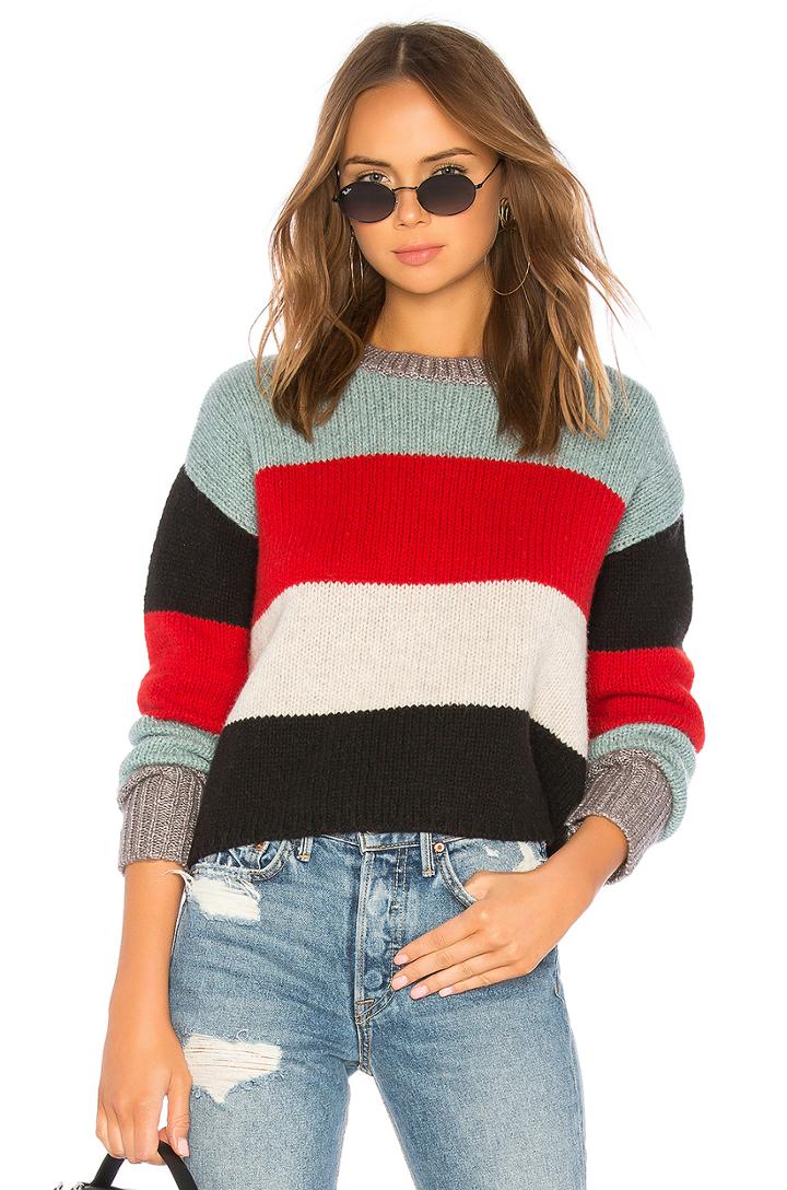 Crop Striped Sweater