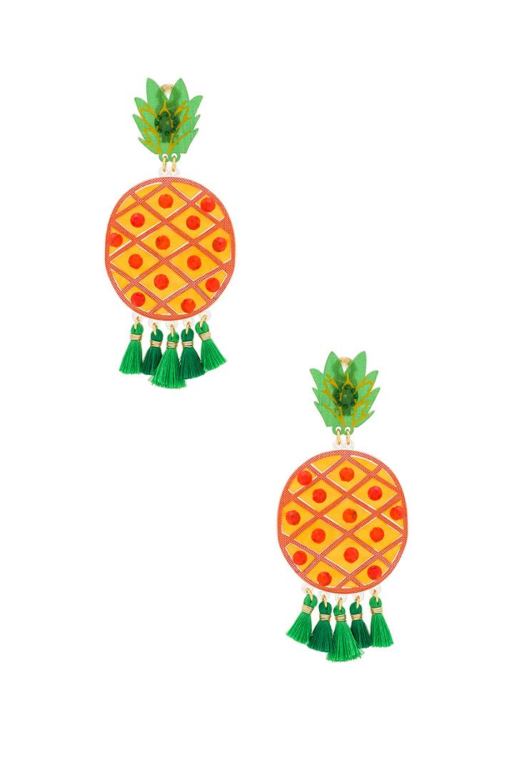 Fiesta Pina Verde Earrings