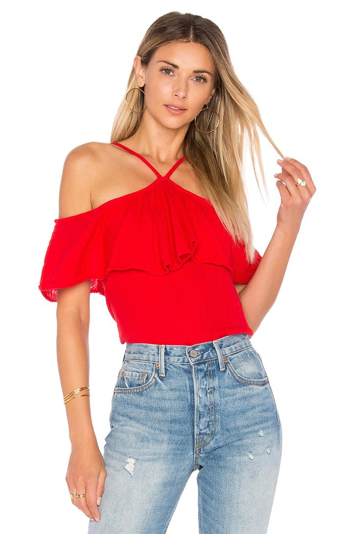 Off The Shoulder Flounce Top