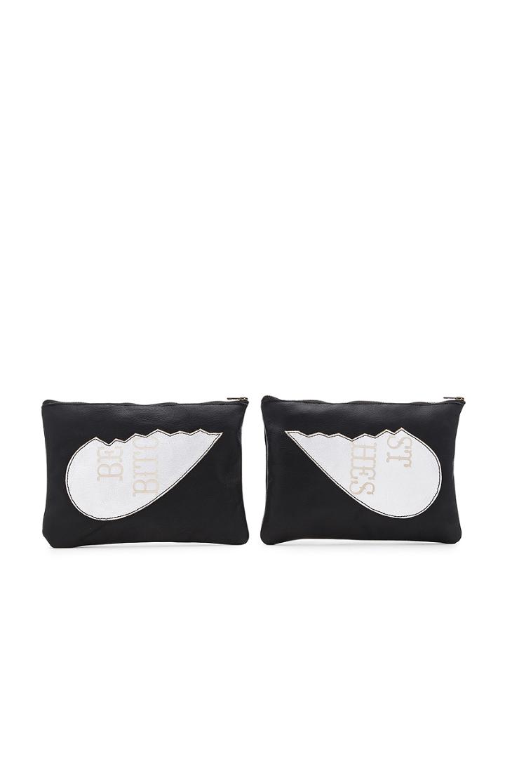 X Revolve Best Bitches Clutch Set