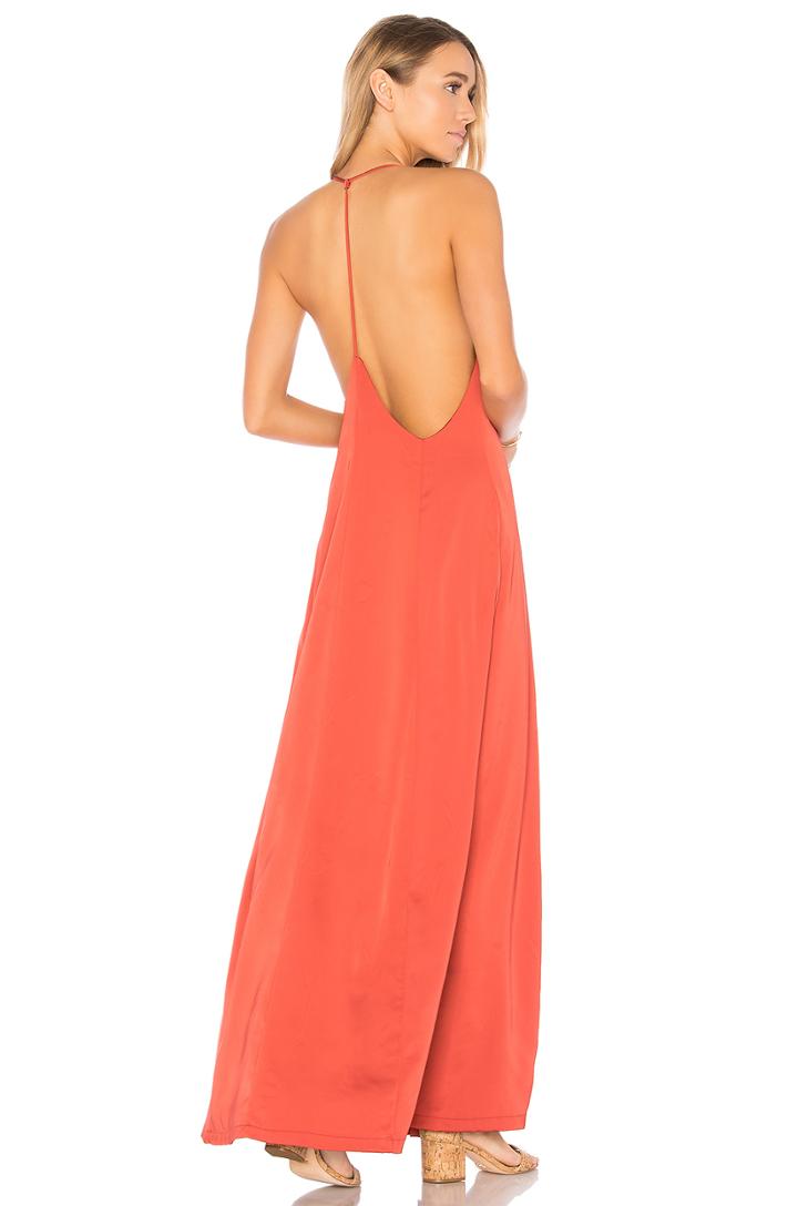 Tess Satin Maxi Dress
