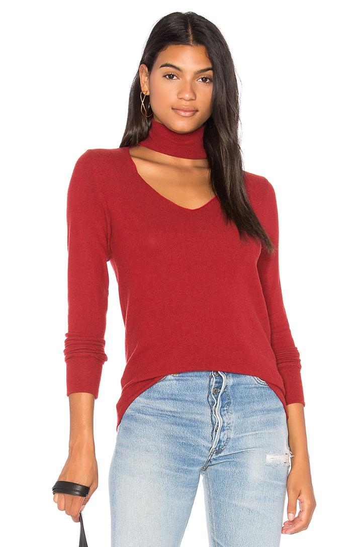Brushed Detached Turtleneck Sweater