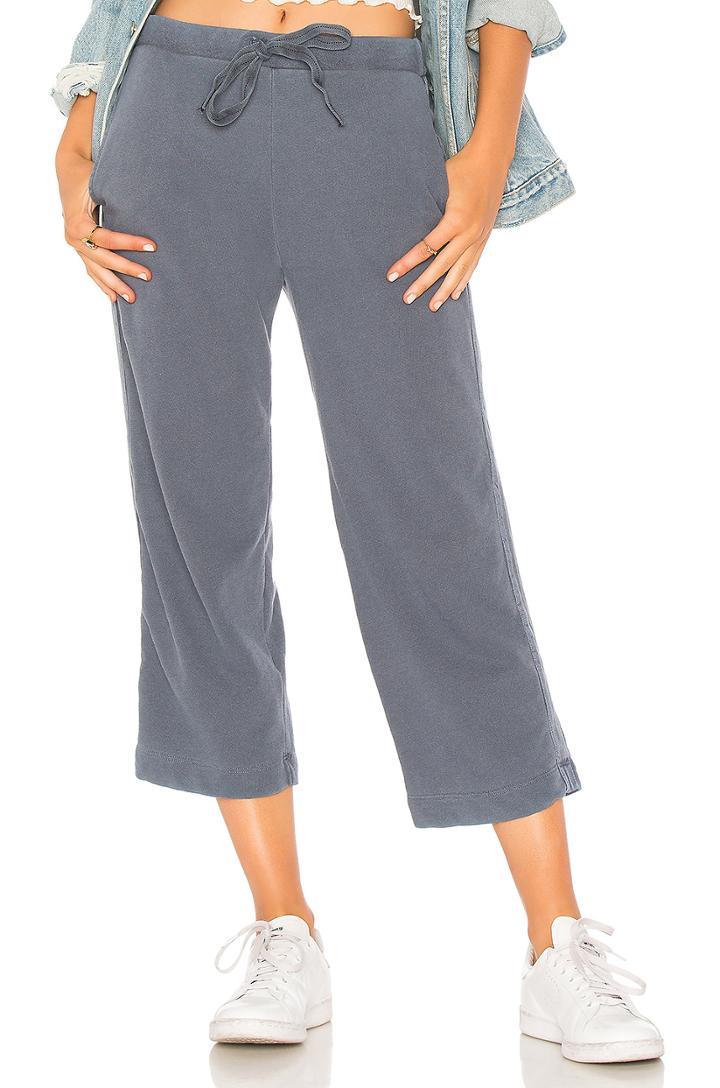 French Terry Wide Leg Pant