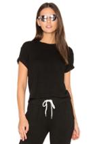 Cut Off Crew Neck Sweatshirt