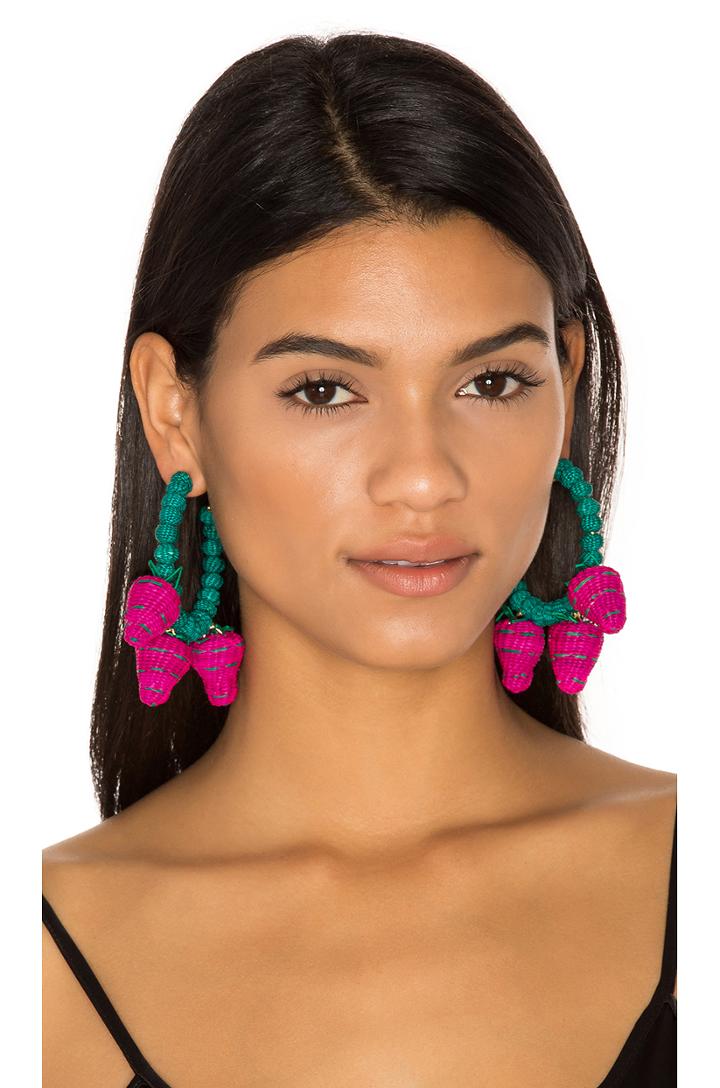 Candongas Fresas Earrings