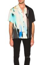 Printed Habotai Shirt