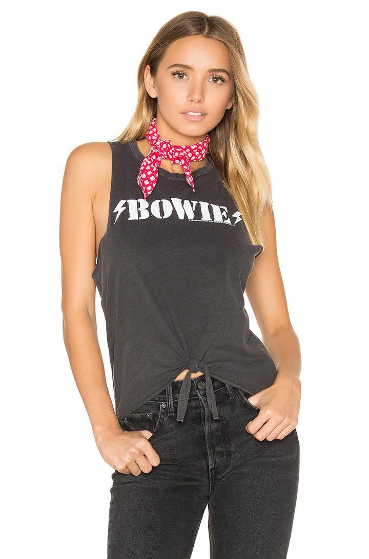 Bowie Tie Front Muscle Tee