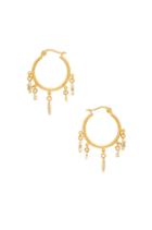 Tori Charm Hoop Earrings