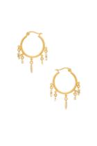 Tori Charm Hoop Earrings