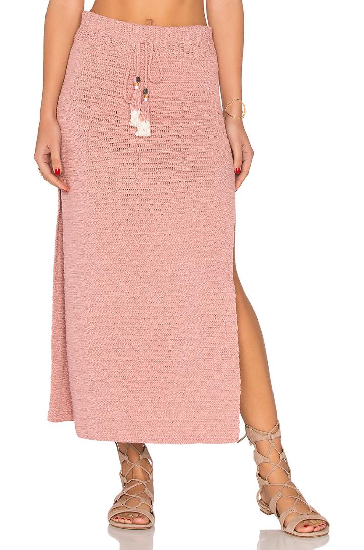 Jannah Crochet Midi Skirt