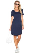 Codette Mini Variegated Rib Stripe T Shirt Mini Dress