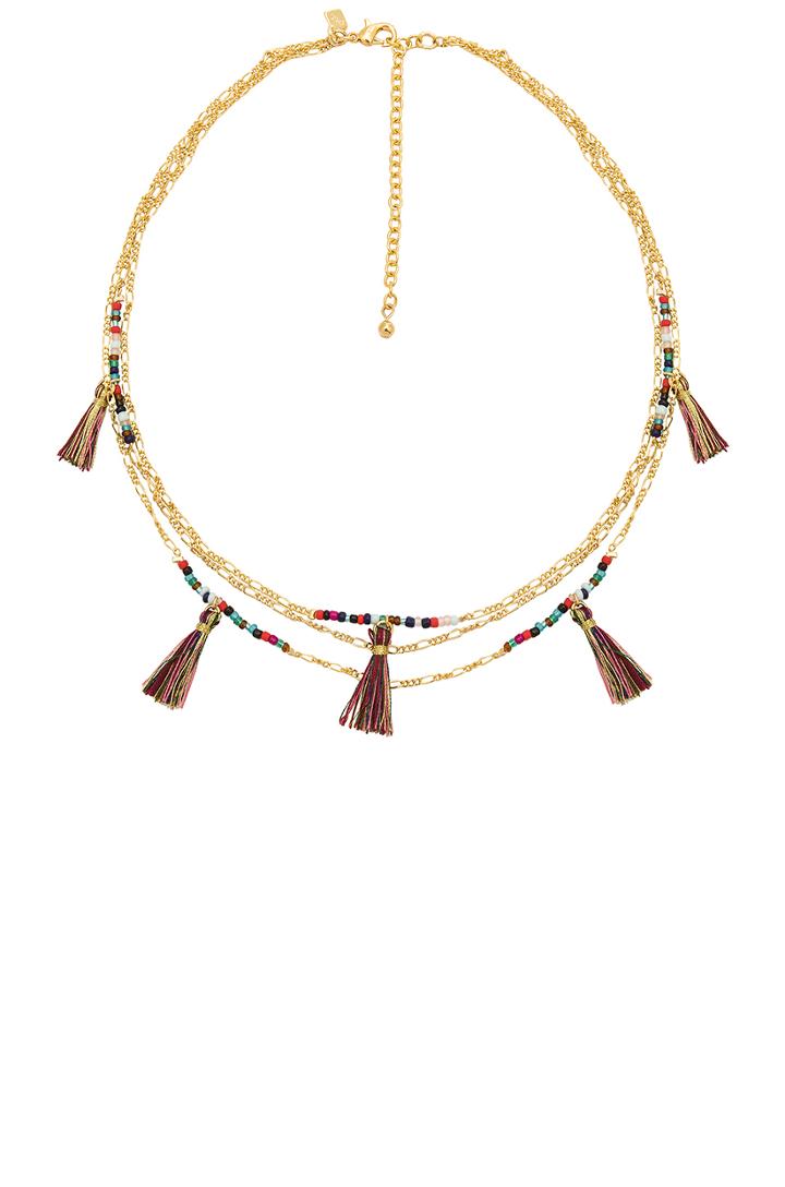Multi Tassel Necklace