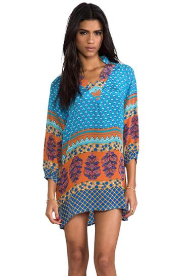 Tolani Chandra Dress In Turquoise