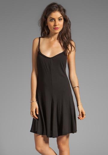 La Made Braided Cami Dress In Black