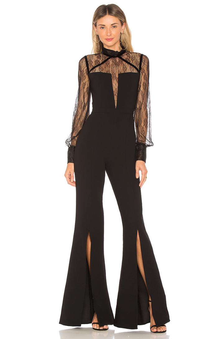 Crepe & Lace Jumpsuit
