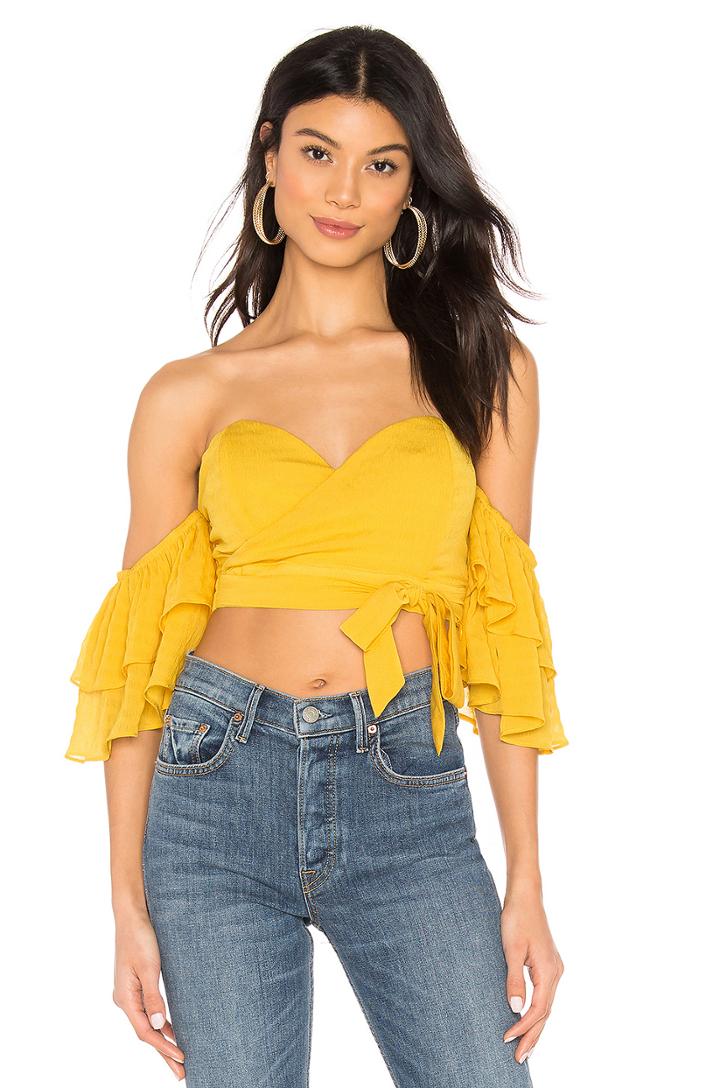 Rae Wrap Tie Top