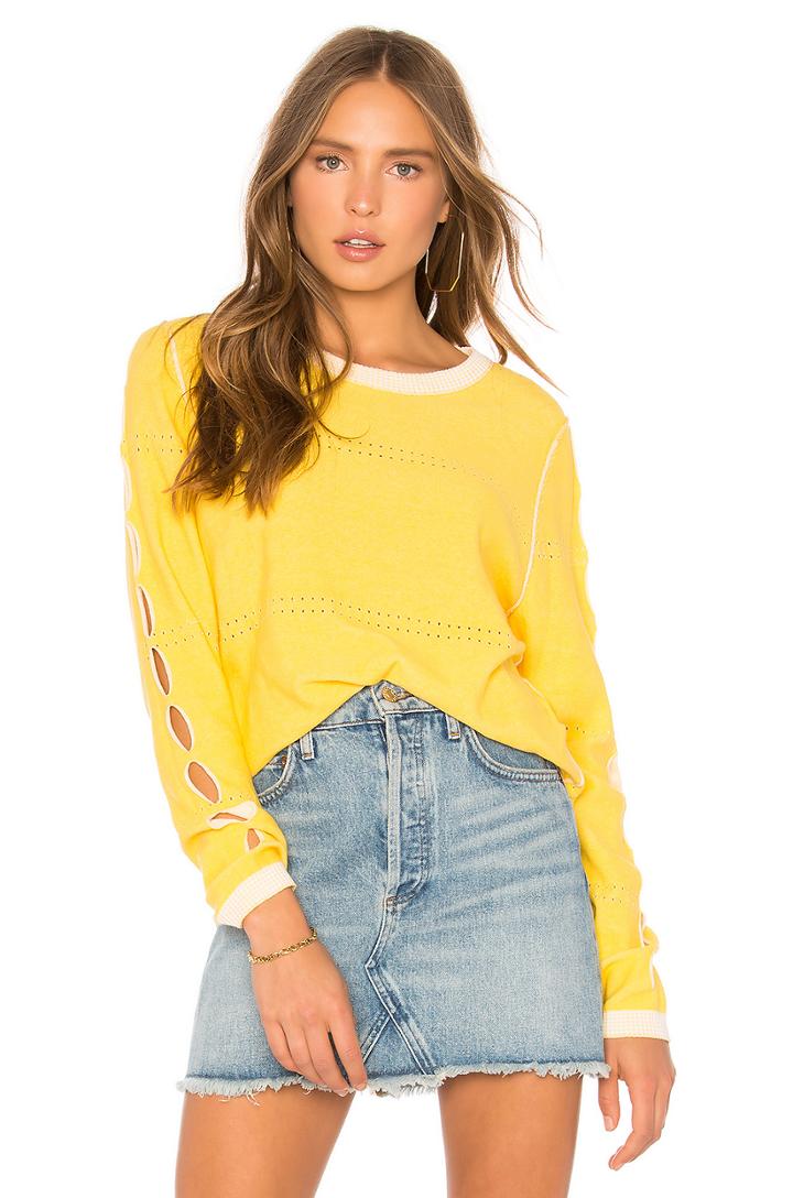 Reversible Pullover With Slv Slashes