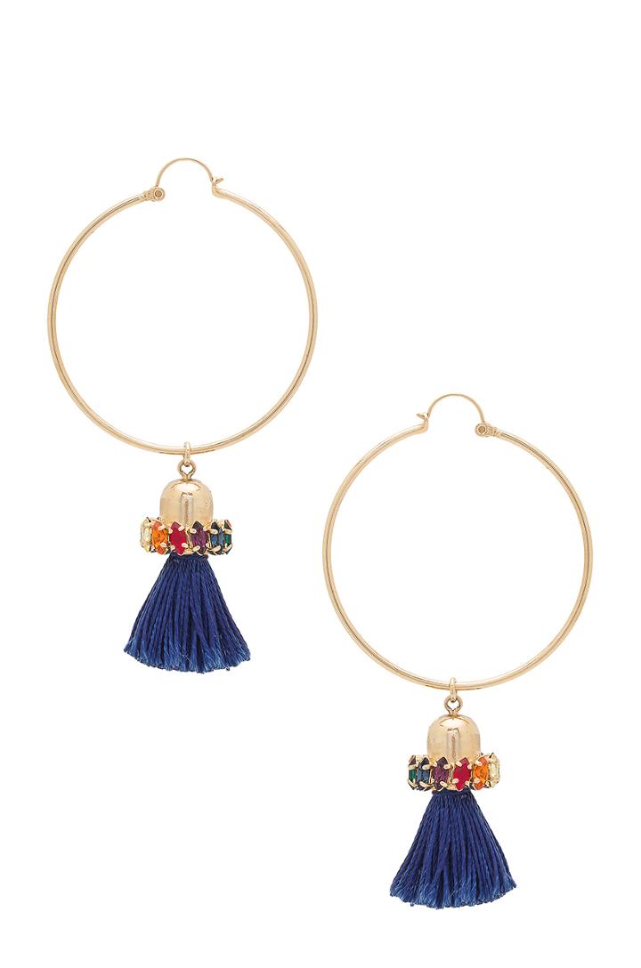 Hoop Tassel Earring