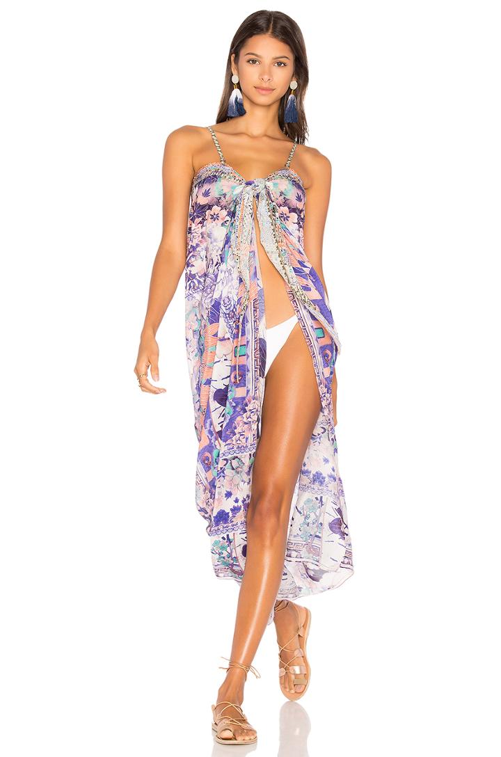 Tie Front Cover Up Dress