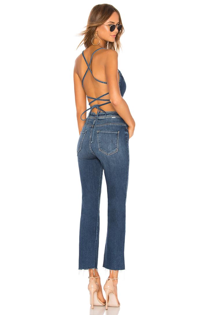 The Tie Back Hustler Ankle Fray Jumpsuit