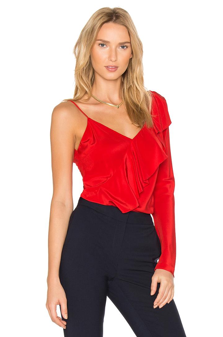 Ruffle Front Top