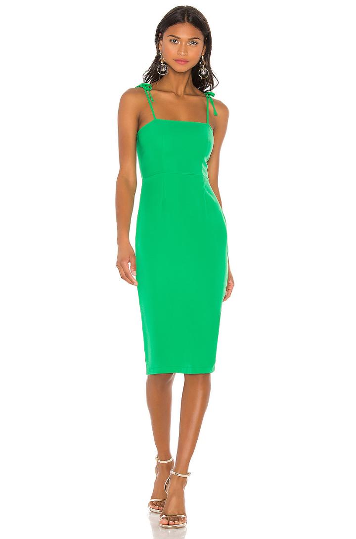 Kendall Tie Strap Midi Dress