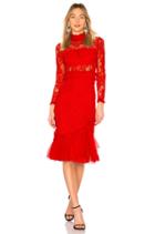 Anabella Lace Midi Dress