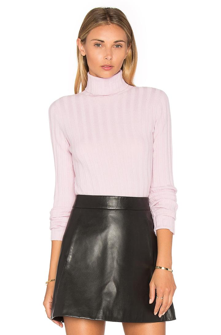 Rib Turtleneck Sweater
