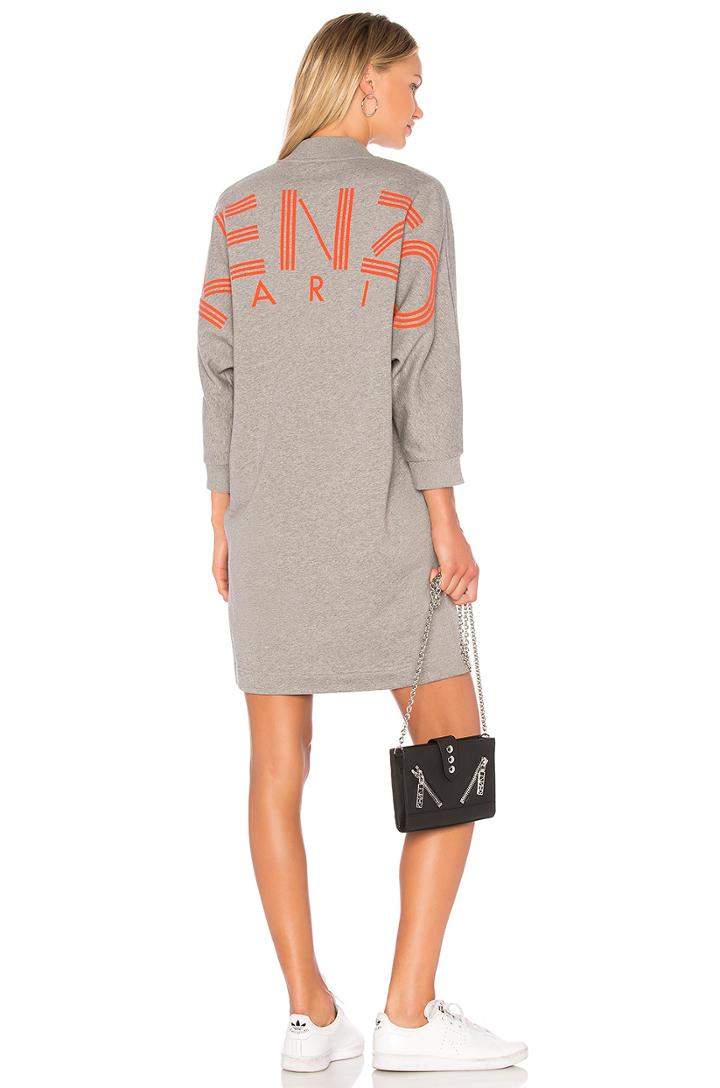 V Neck Sweatshirt Dress