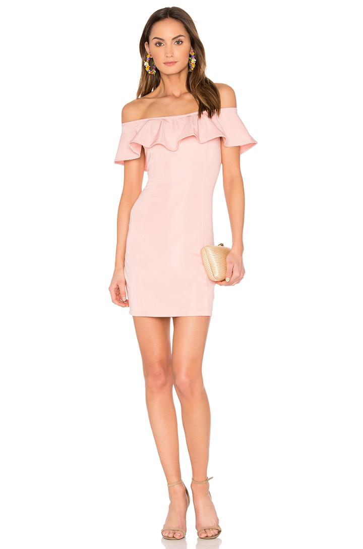 X Revolve Eva Off The Shoulder Mini Dress In