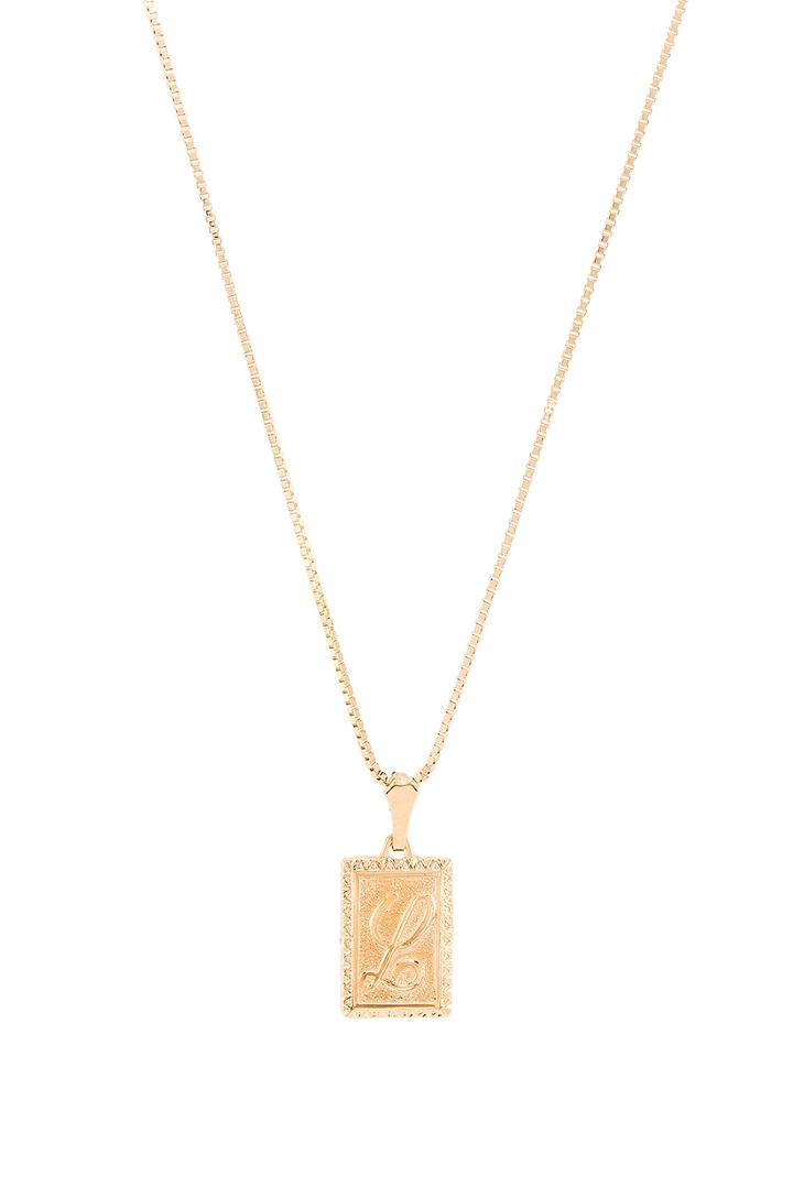 The London L Initial Necklace