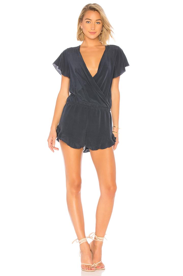Surplice Ruffle Romper