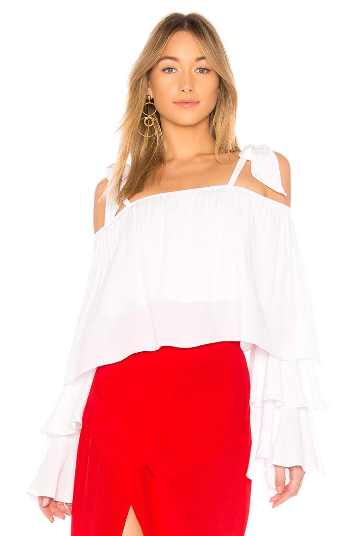 Sabrina Ruffle Top
