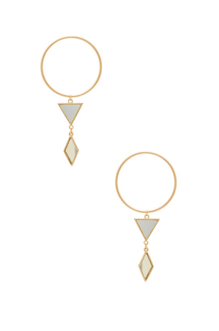 Gilded Geometry Earrings