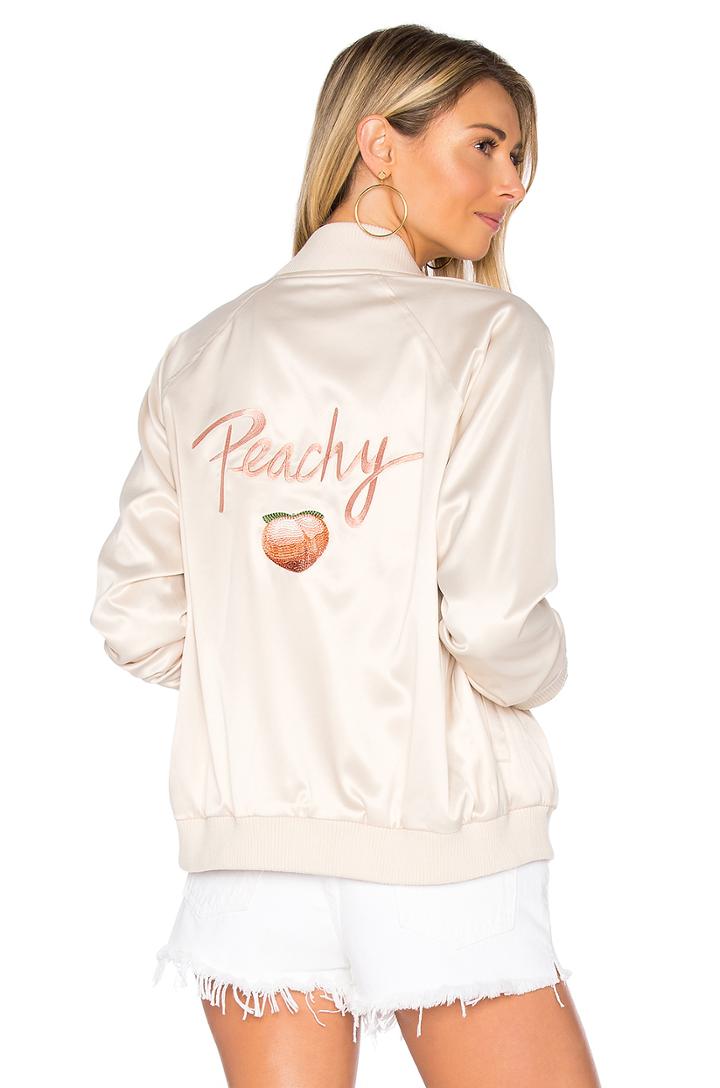 X Revolve Peachy Bomber