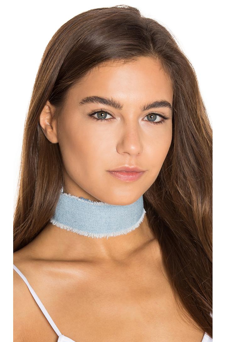 Denim Choker