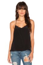 Silk Camisole With Lace Details