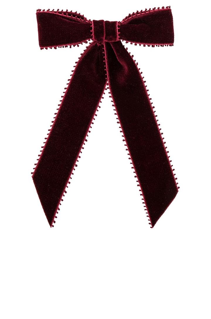 Naomi Velvet Bow Barrette