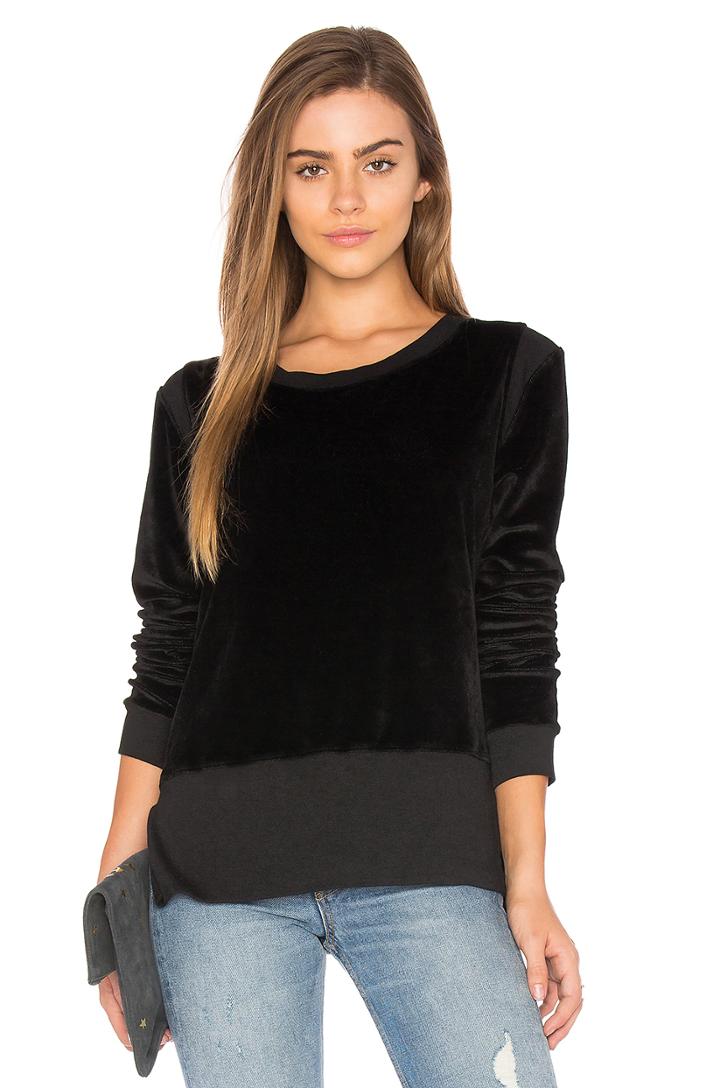 Gemma Velvet Sweatshirt