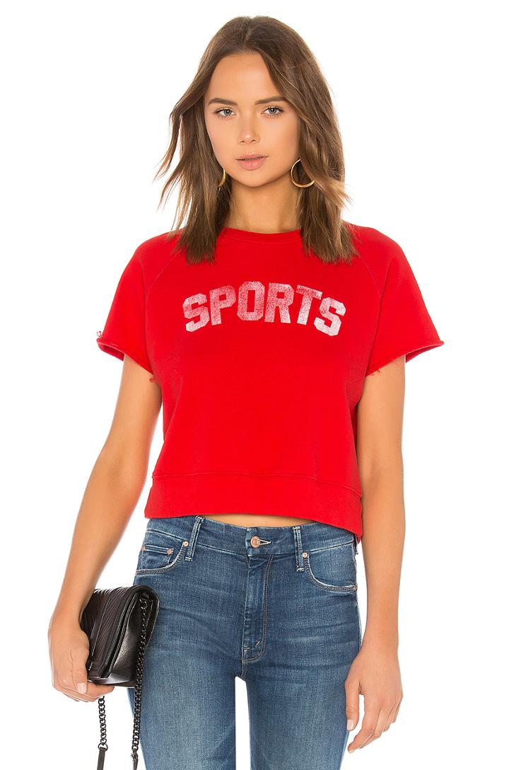 Sleeve Square Sweatshirt