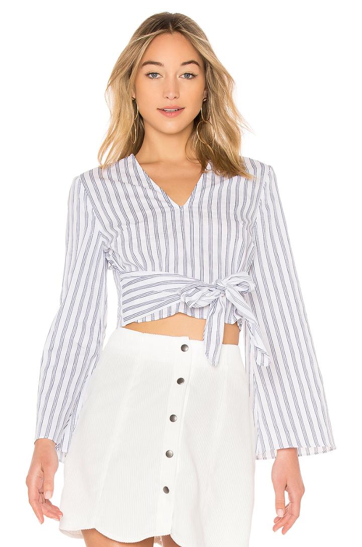 Barbados Stripe Long Sleeve Top